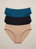 Seamless Bikini Panty Combo Pack – Ultra Soft No-Show Stretch Briefs for Women (Pack of 3)