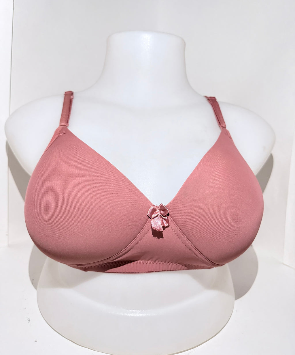 Peach Colour Nylon Polyamide Bra – Soft, Breathable & Comfortable Fit