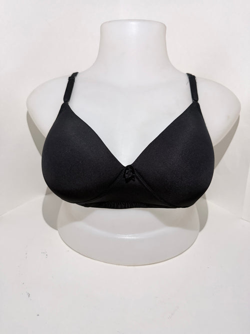 Black Polyamide Padded Bra | Soft, Comfortable Everyday Support