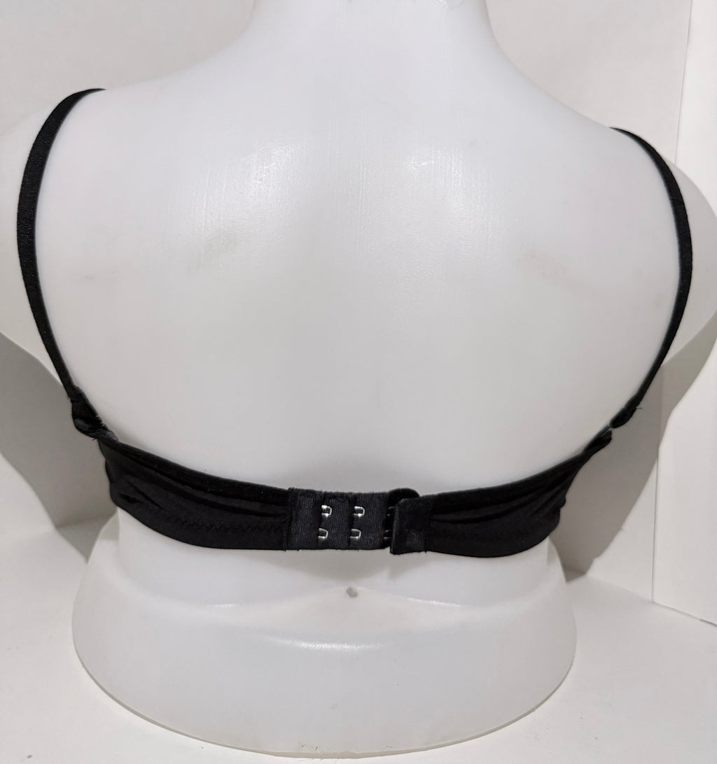 Black Polyamide Padded Bra | Soft, Comfortable Everyday Support