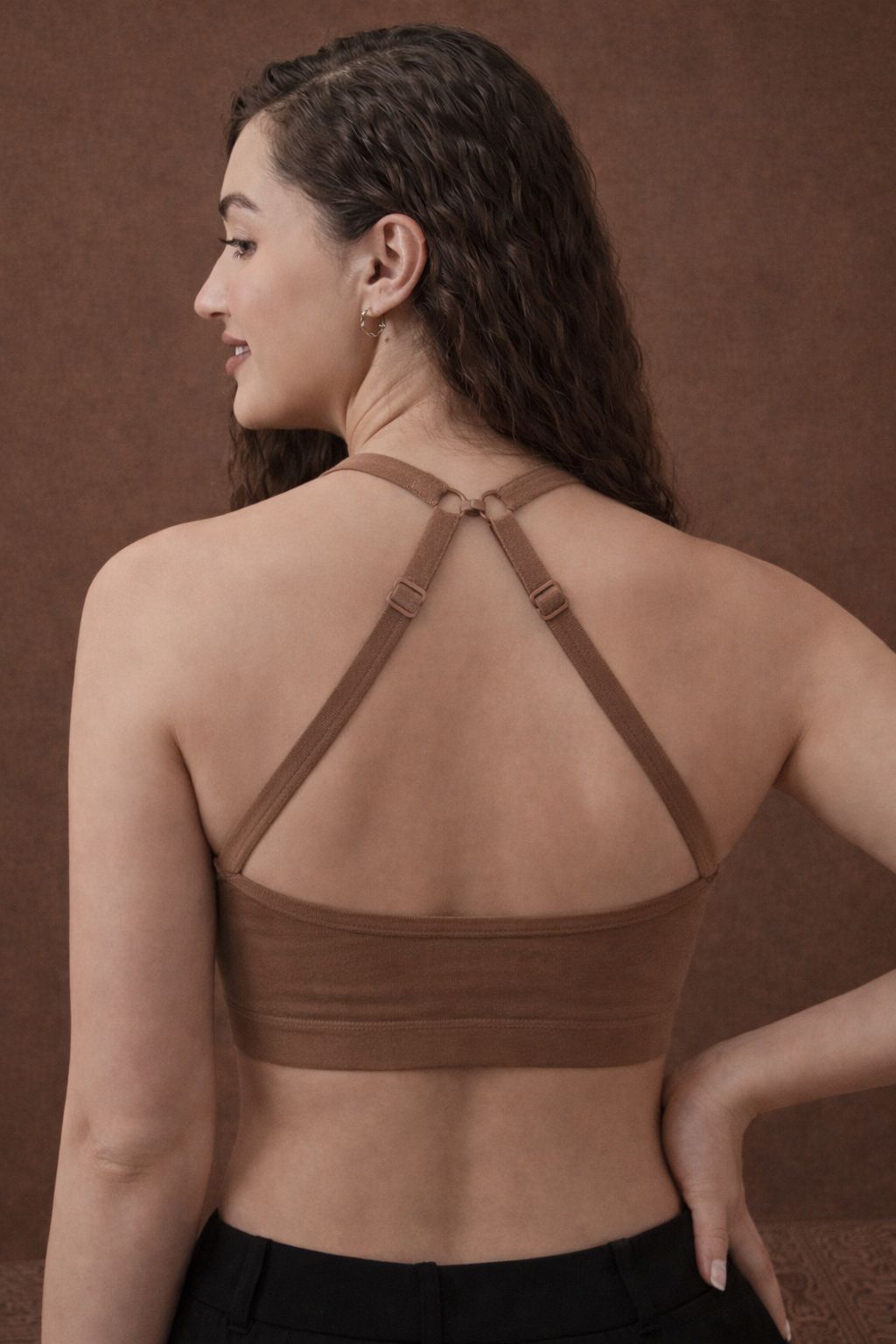 Multi-Way Seamless 100% Cotton Bralette – Ultra-Soft Comfort