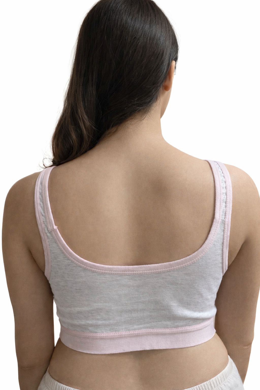 Ultra-Soft 100% Cotton Breathable Sports Bra - Premium Comfort Activewear