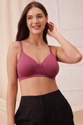 Cherry Mist Polyamide Padded Bra | Soft Comfort & Everyday Support