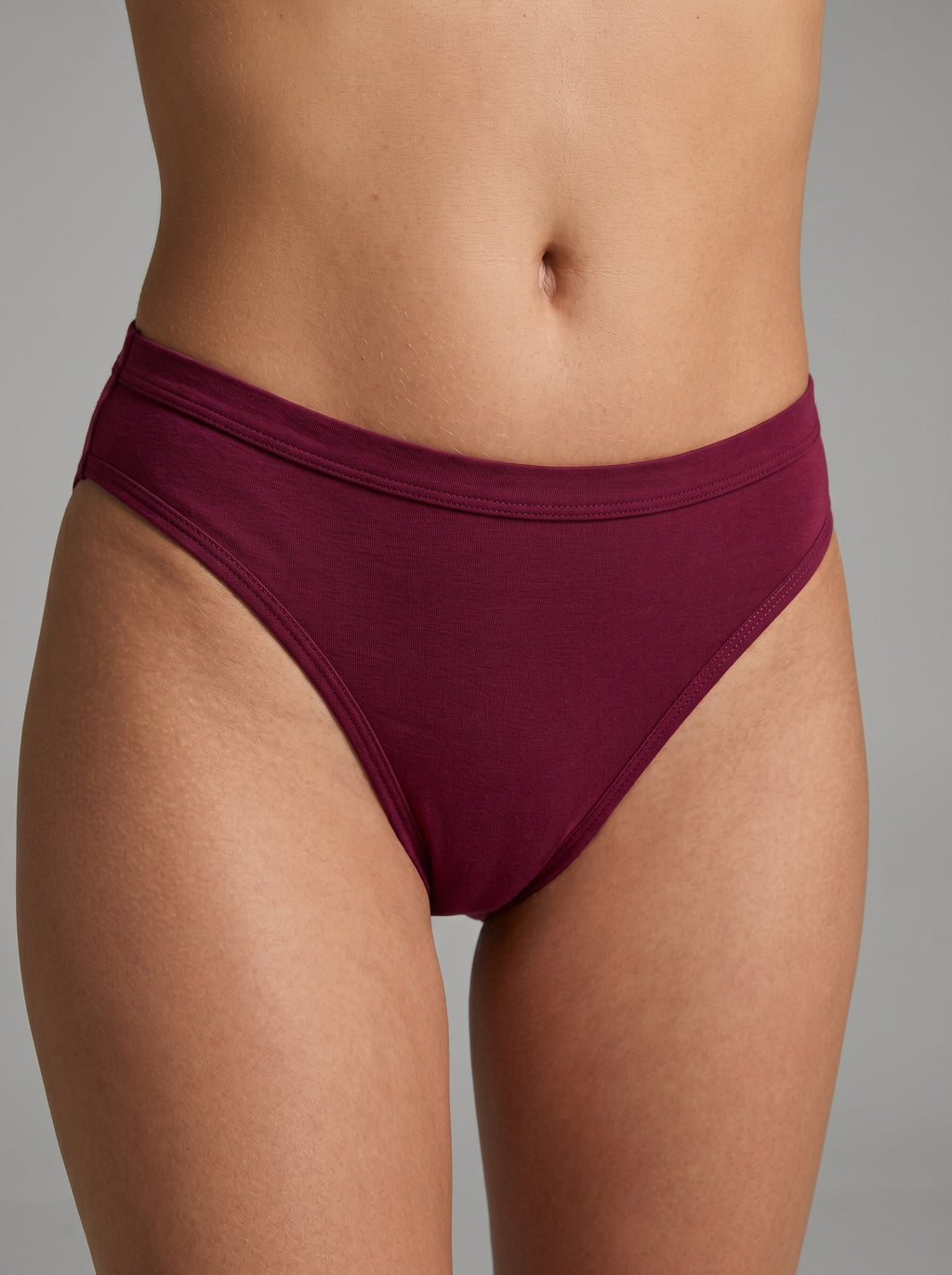 Luxe 3-Pack Briefs in Vibrant Red, Deep Maroon, and Rose Pink