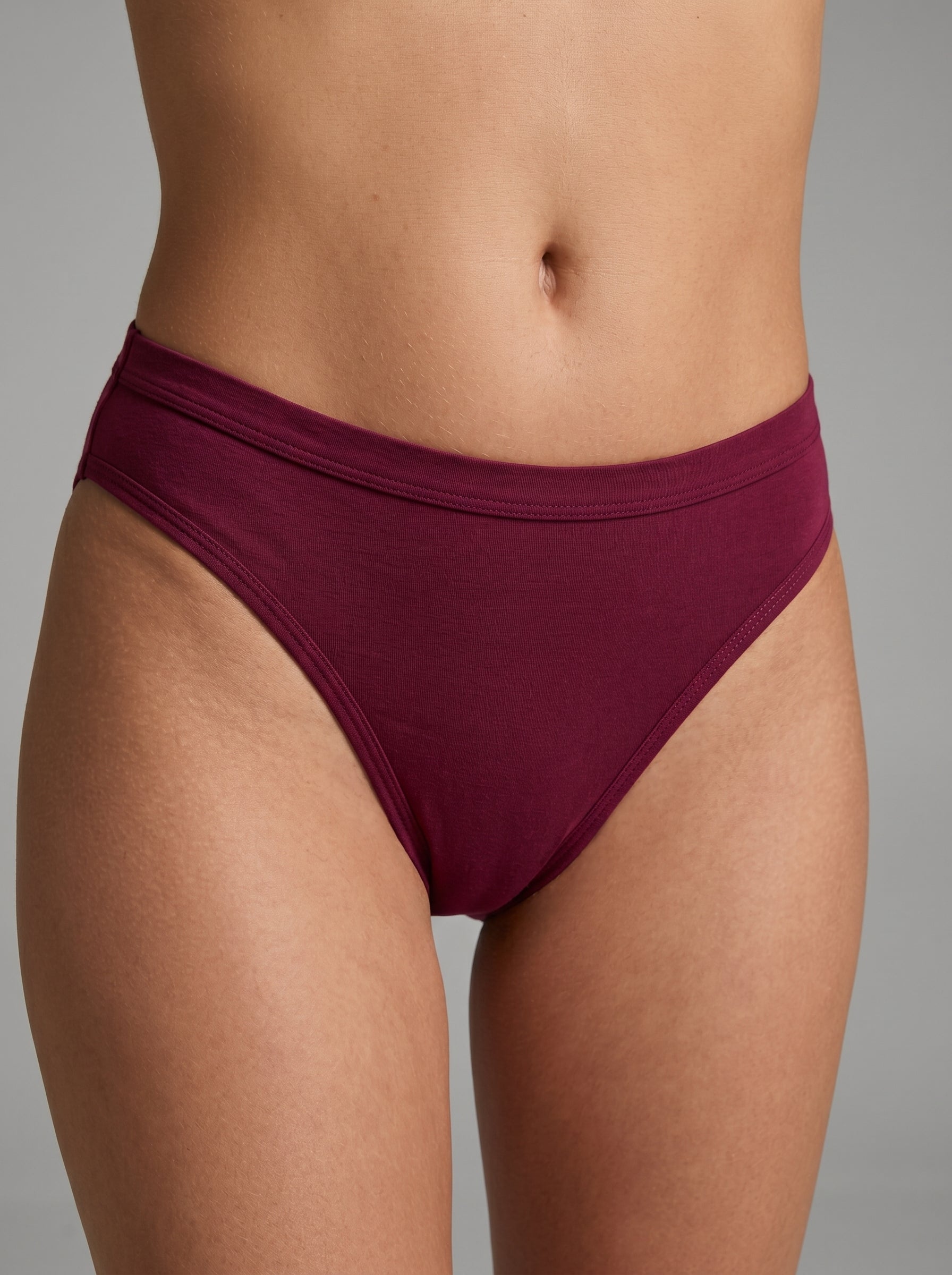 Luxe 3-Pack Briefs in Vibrant Red, Deep Maroon, and Rose Pink